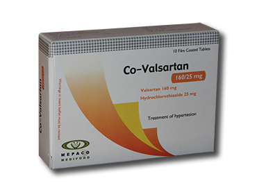 Co-Valsartan 160/25mg