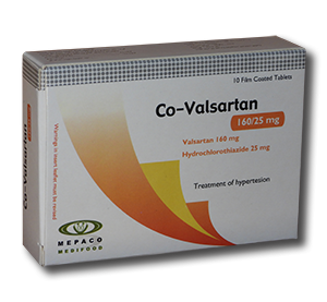Co-Valsartan 160/25mg