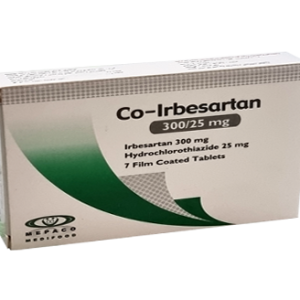 Co-Irbesartan 300/25mg